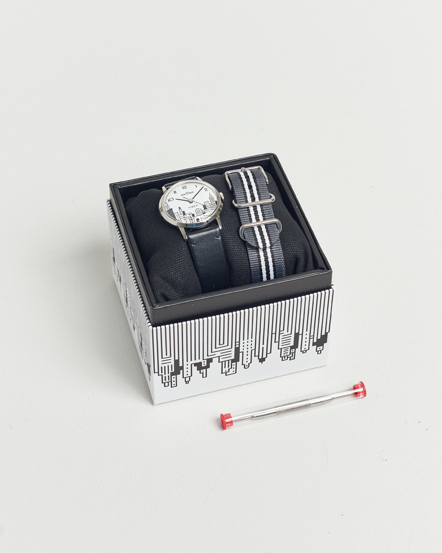 Men | Timex Timex X New Yorker Marlin Hand Wind 34mm White Dial | Timex | X New Yorker Marlin Hand Wind 34mm White Dial
