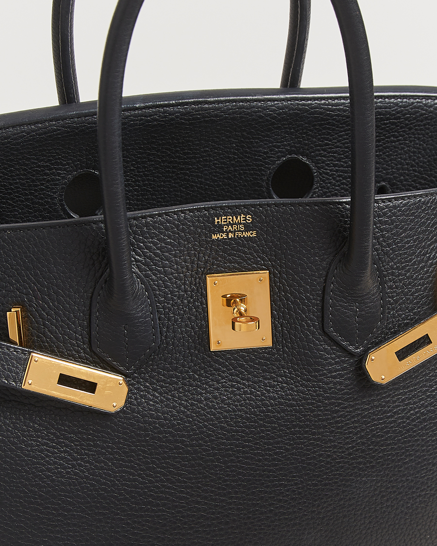 Men | Gifts for Her | Hermès Pre-Owned | Birkin 35 Taurillon Clémence Leather Black