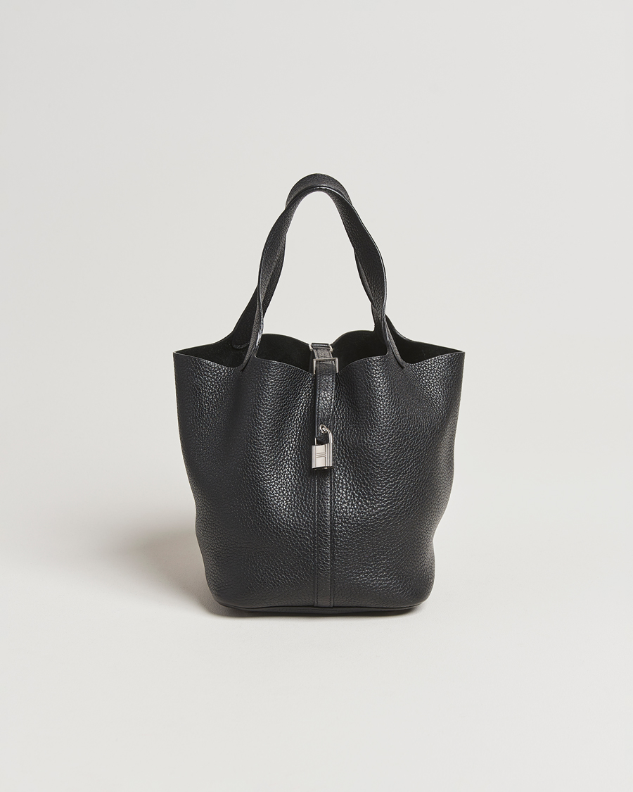 Men | Gifts for Her | Hermès Pre-Owned | Picotin Lock 22 Taurillon Clemence Leather Black
