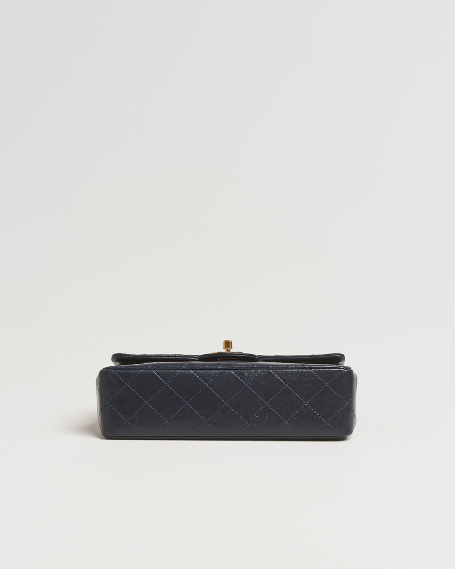 Men | Gifts for Her | Chanel Pre-Owned | Classic Small Double Flap Bag Lambskin Navy