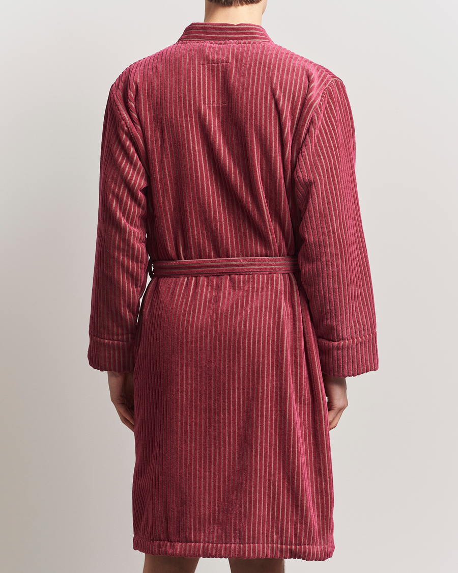 Men | OAS Striped Velour Robe Botanico | OAS | Striped Velour Robe Botanico