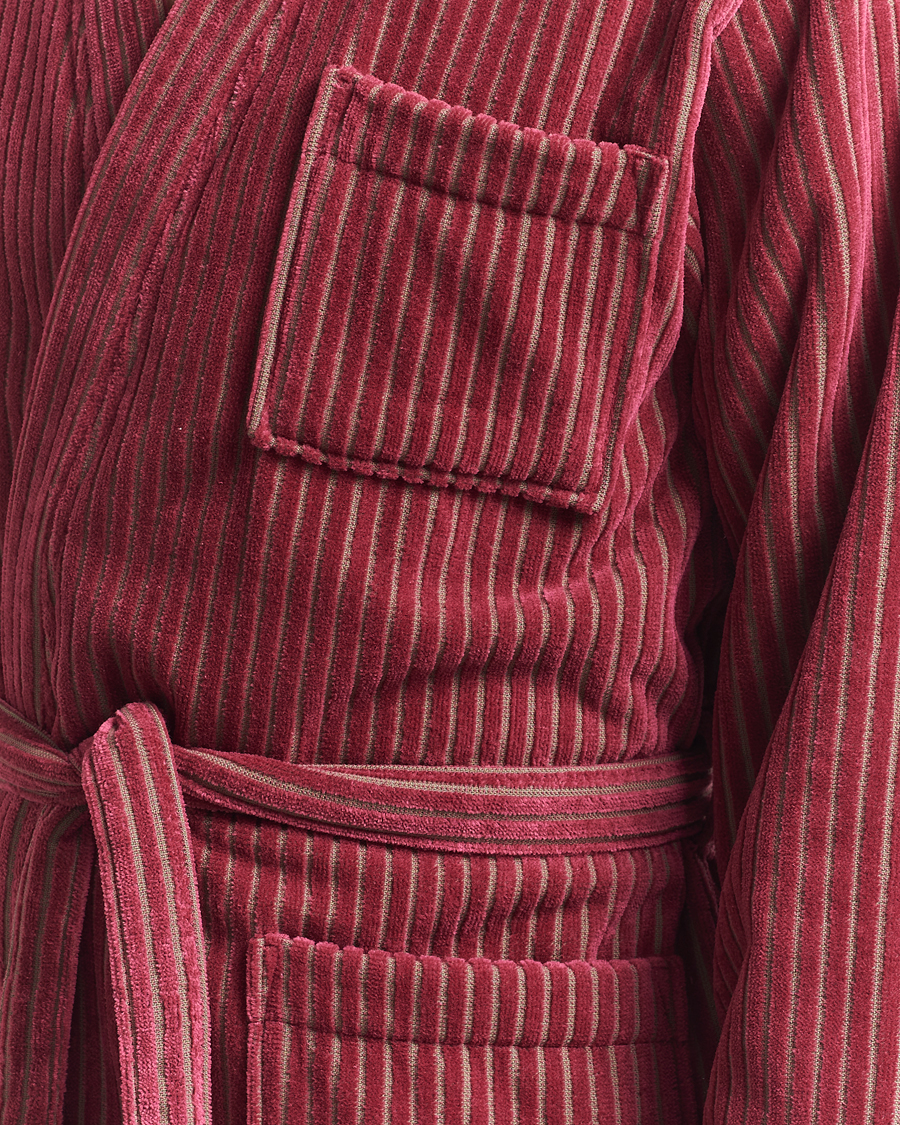Men | OAS Striped Velour Robe Botanico | OAS | Striped Velour Robe Botanico