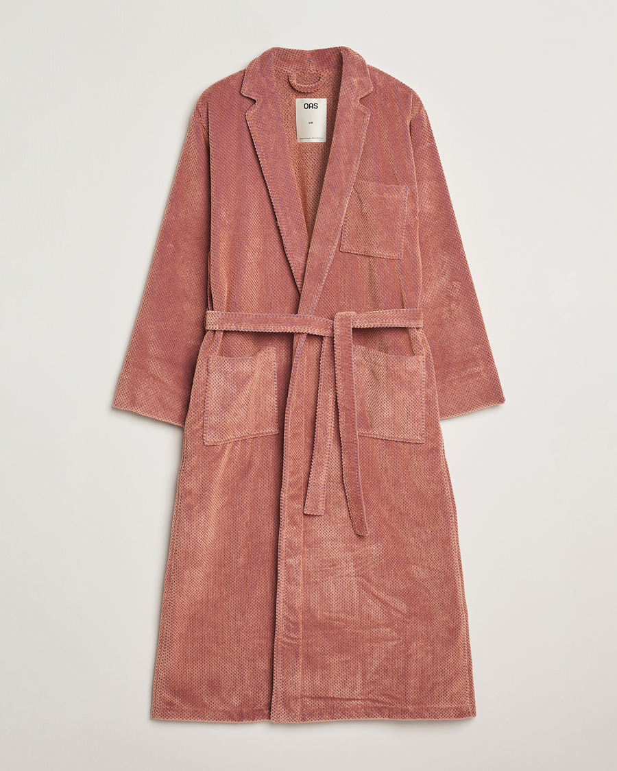 Men | Pyjamas & Robes | OAS | Velour Long Robe Roza