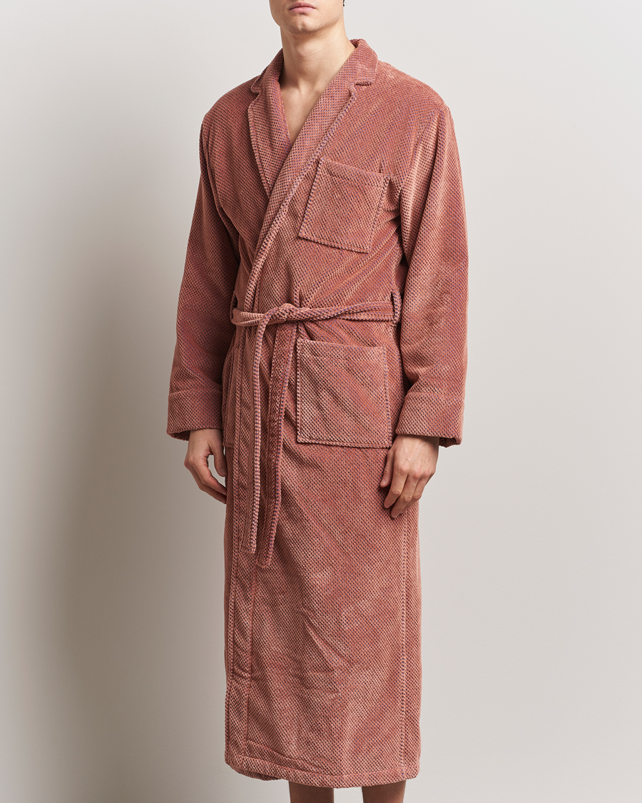 Men | Pyjamas & Robes | OAS | Velour Long Robe Roza
