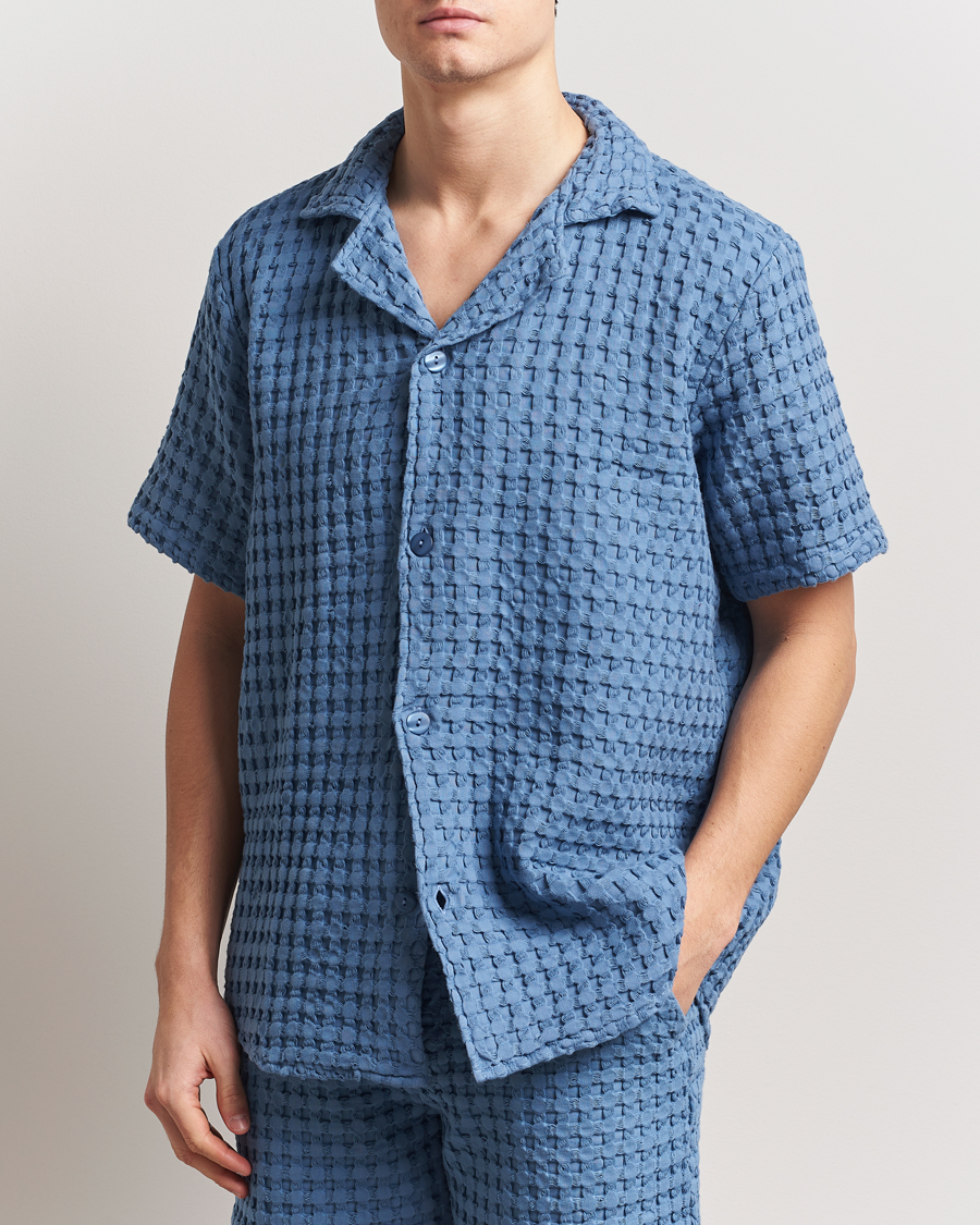 Men | Shirts | OAS | Cuba Waffle Shirt Coronet