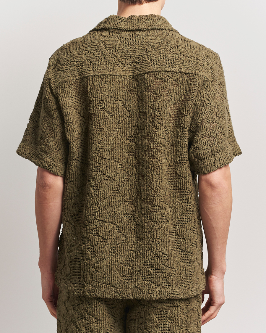 Men | Shirts | OAS | Cuba Crochet Shirt Pine Verve