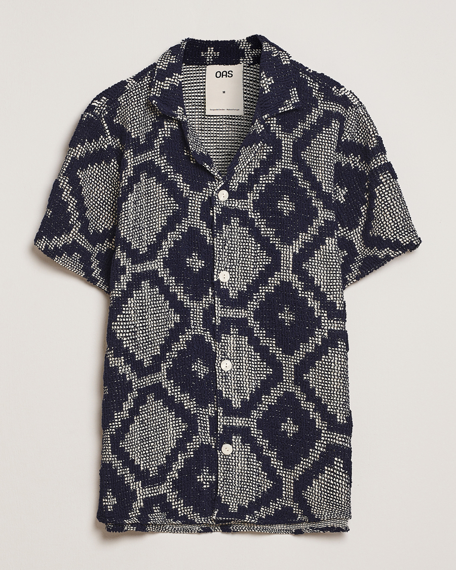 Men | Shirts | OAS | Cuba Crochet Shirt Trastevere