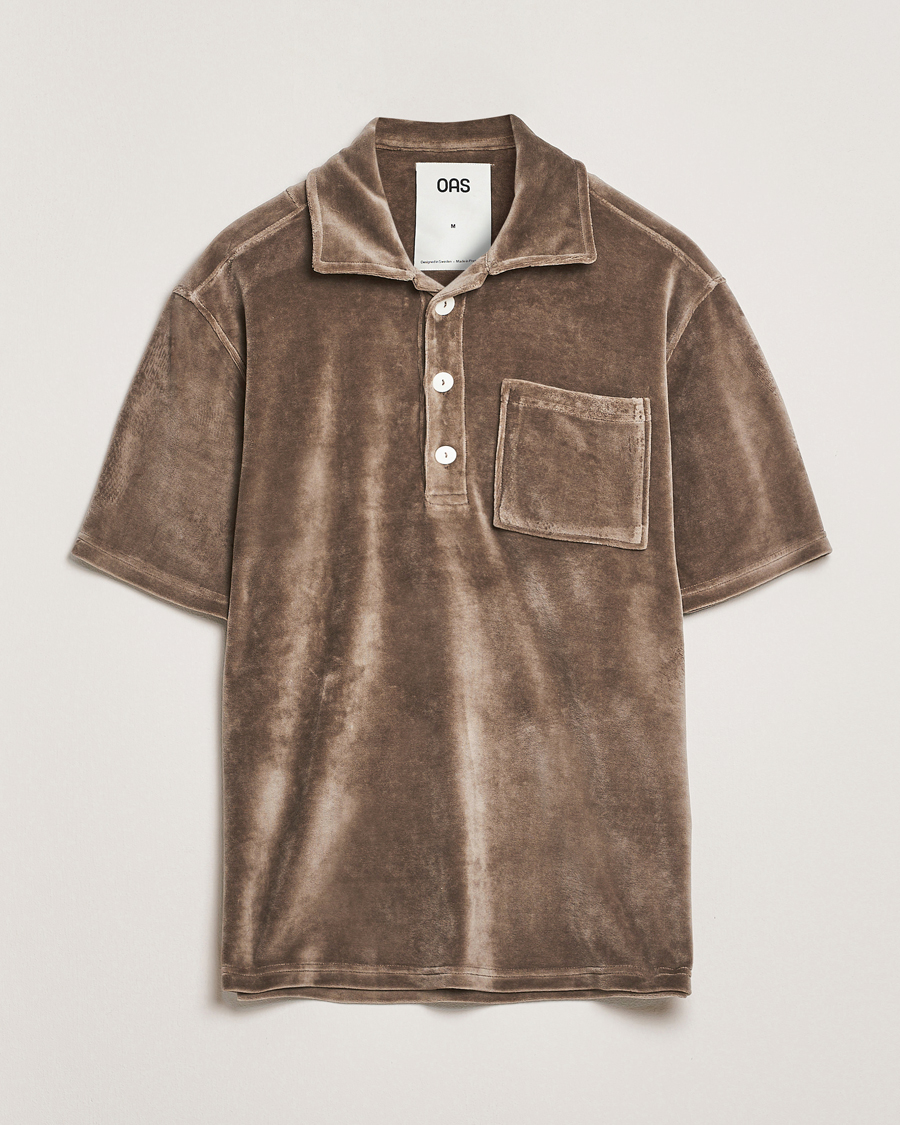 Men | Polo Shirts | OAS | Velour Shirt Morel Girona