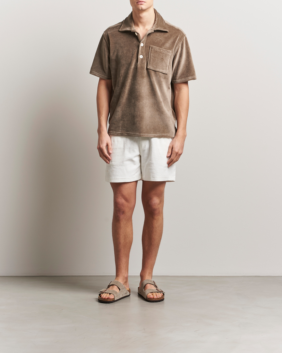 Men | Polo Shirts | OAS | Velour Shirt Morel Girona