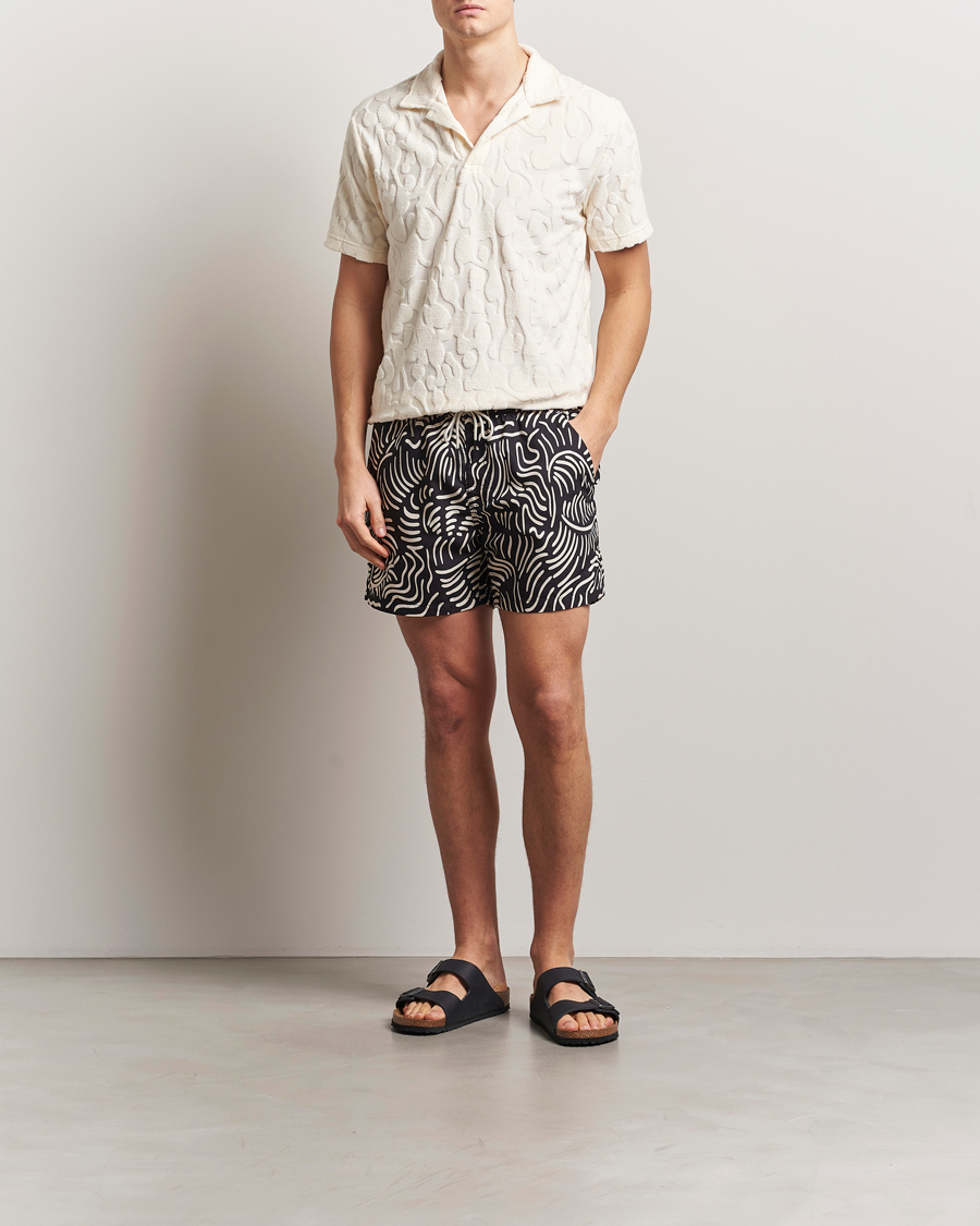 Men | Swimwear | OAS | Printed Swimshorts Tar Lorenzo