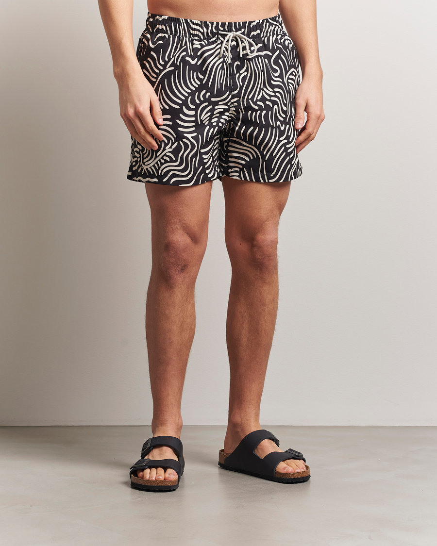 Men | Swimwear | OAS | Printed Swimshorts Tar Lorenzo