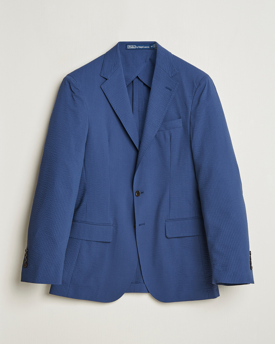 Men | Blazers | Polo Ralph Lauren | Linen Sportcoat Blue Sea