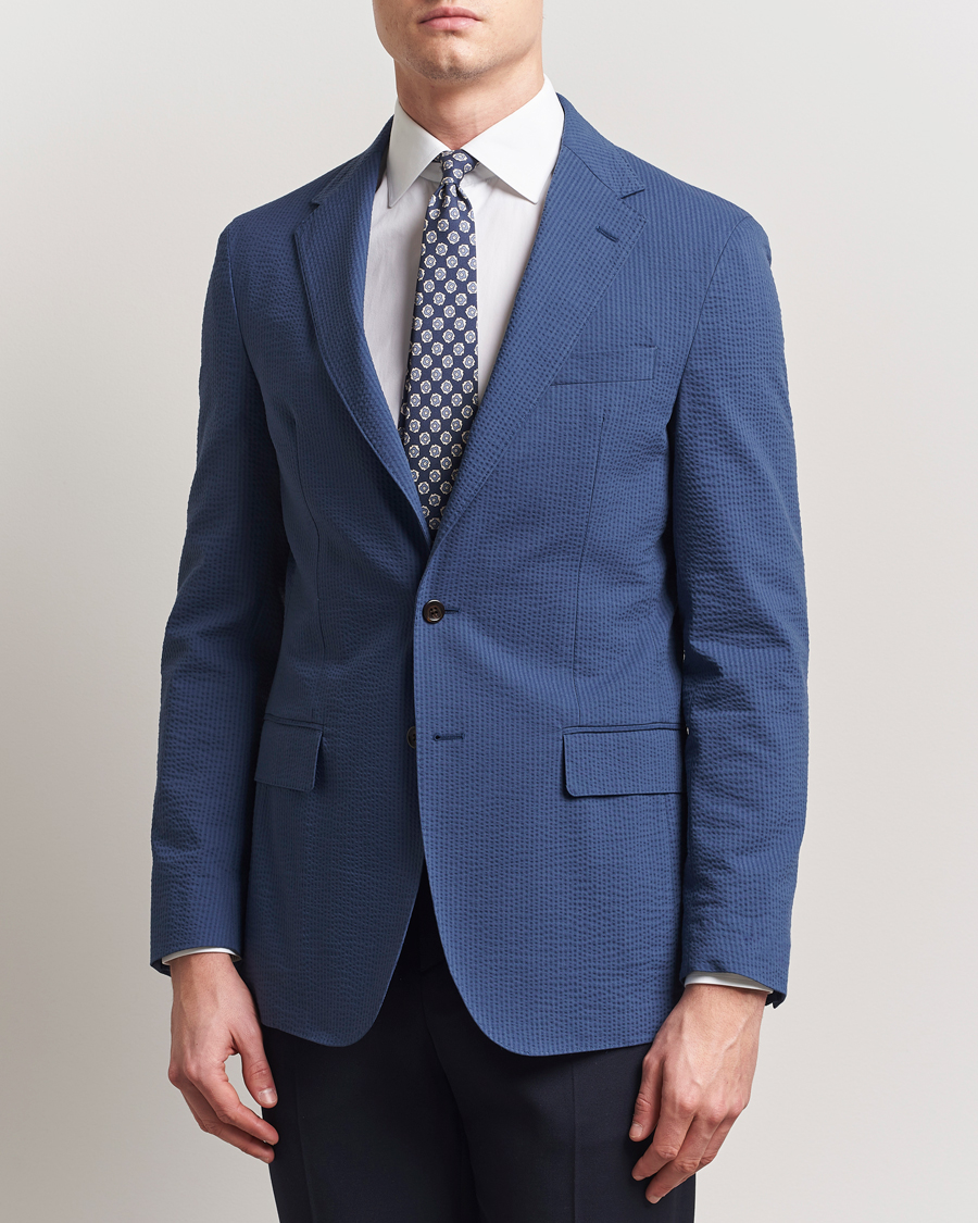 Men | Blazers | Polo Ralph Lauren | Linen Sportcoat Blue Sea