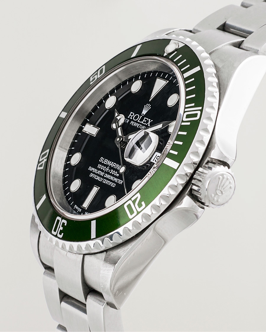 Men | Pre-Owned & Vintage Watches | Rolex Pre-Owned | Submariner Date Kermit