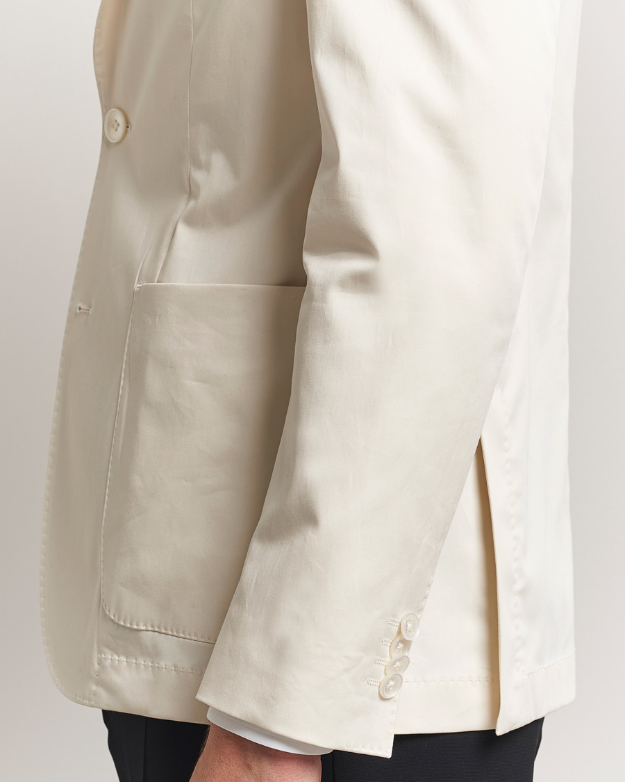 Men | Blazers | BOSS BLACK | Hanry Cotton Blazer Open White