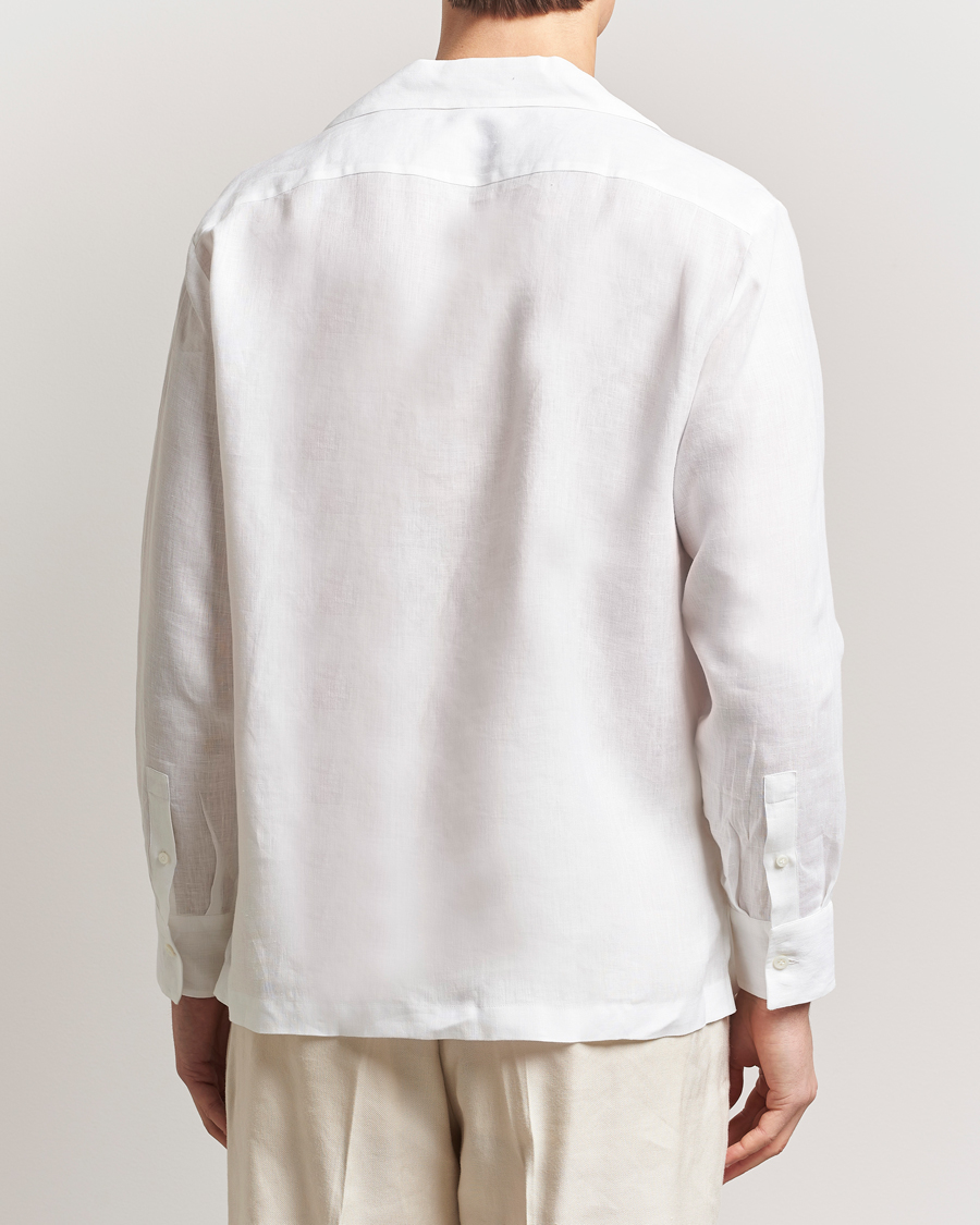 Men | Shirts | Lardini | Paul Linen Resort Shirt White