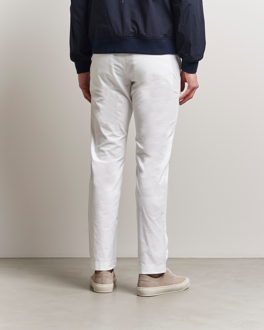 Men | Trousers | Jacob Cohën | Bobby Cotton Gabardine Chinos White