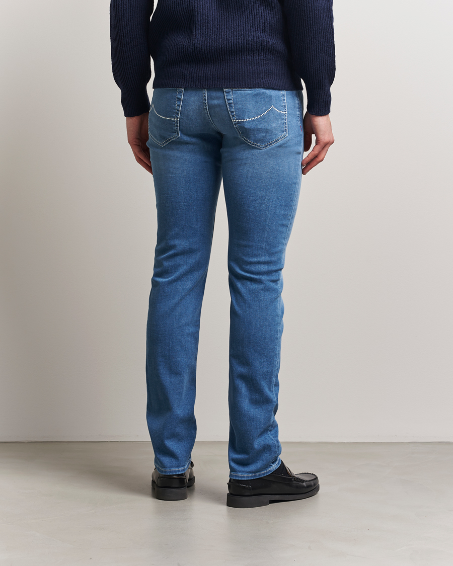 Men | Jeans | Jacob Cohën | Bard Slim Fit Stretch Vintage Jeans Medium Blue