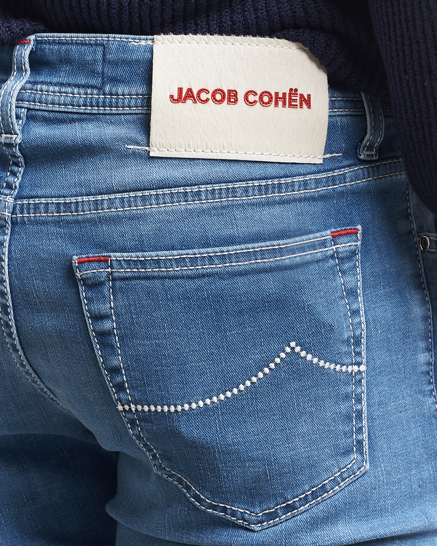 Men | Jeans | Jacob Cohën | Bard Slim Fit Stretch Vintage Jeans Medium Blue