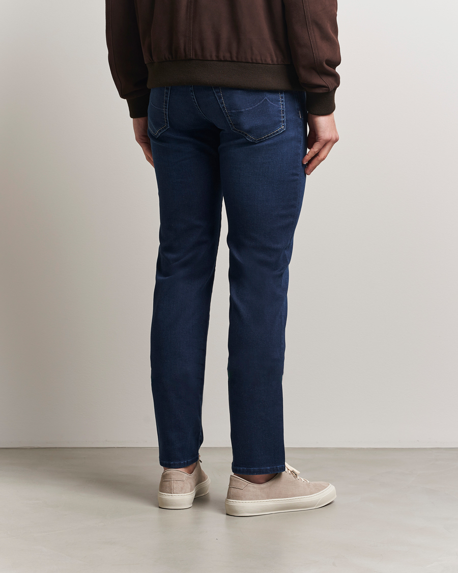 Men | Jeans | Jacob Cohën | Bard Slim Fit Stretch Rinse Jeans Dark Blue