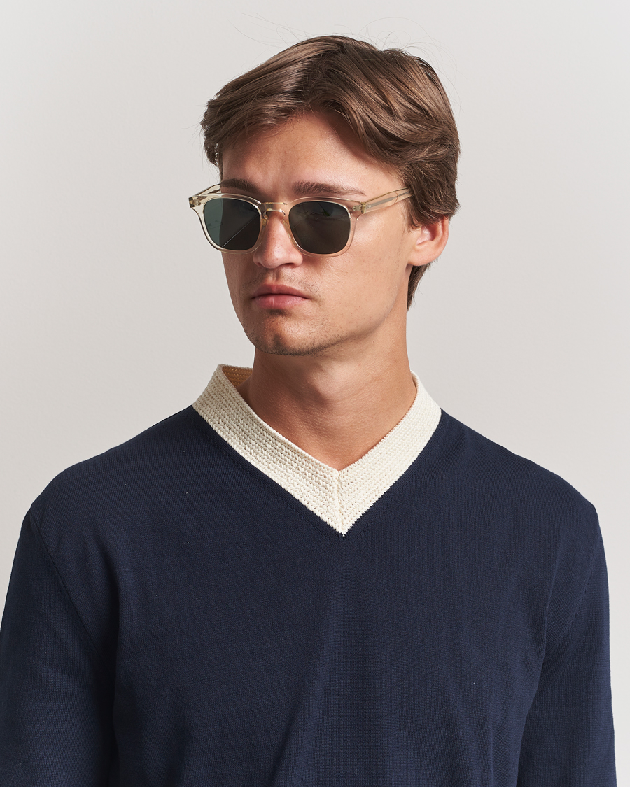 Men | Sunglasses | Garrett Leight | Ace II 49 Sunglasses Pure Glass