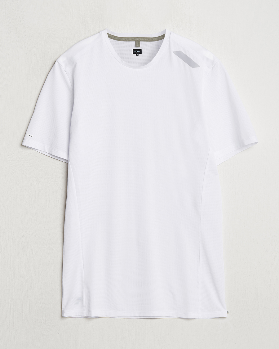 Men | T-Shirts | SOAR Running | Tech Tee White