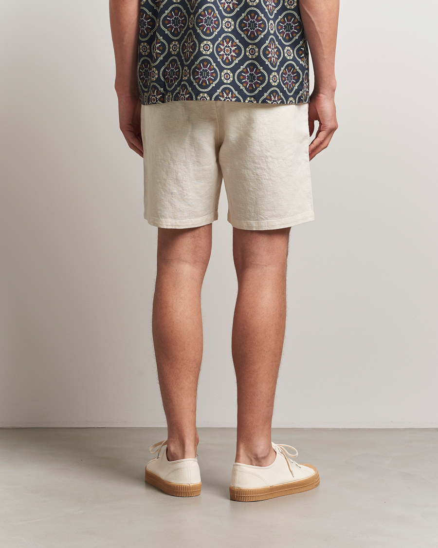 Men | Shorts | LES DEUX | Otto Linen Shorts Ivory