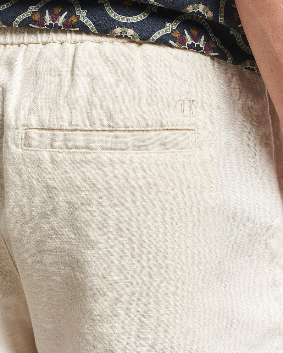 Men | Shorts | LES DEUX | Otto Linen Shorts Ivory