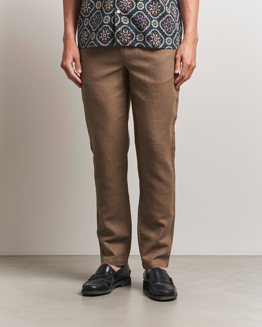 Men | Trousers | LES DEUX | Patrick Linen Pants Cub