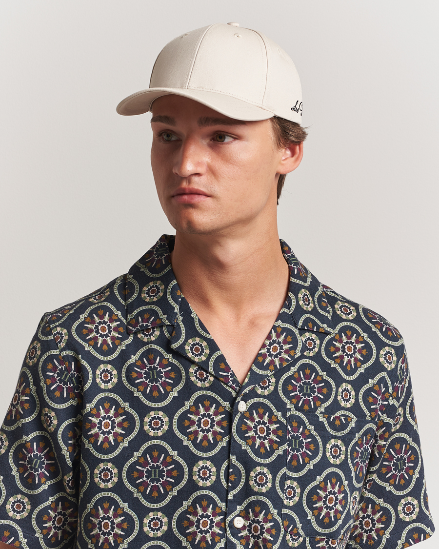 Men | Hats & Caps | LES DEUX | Crew Organic Baseball Cap Ivory