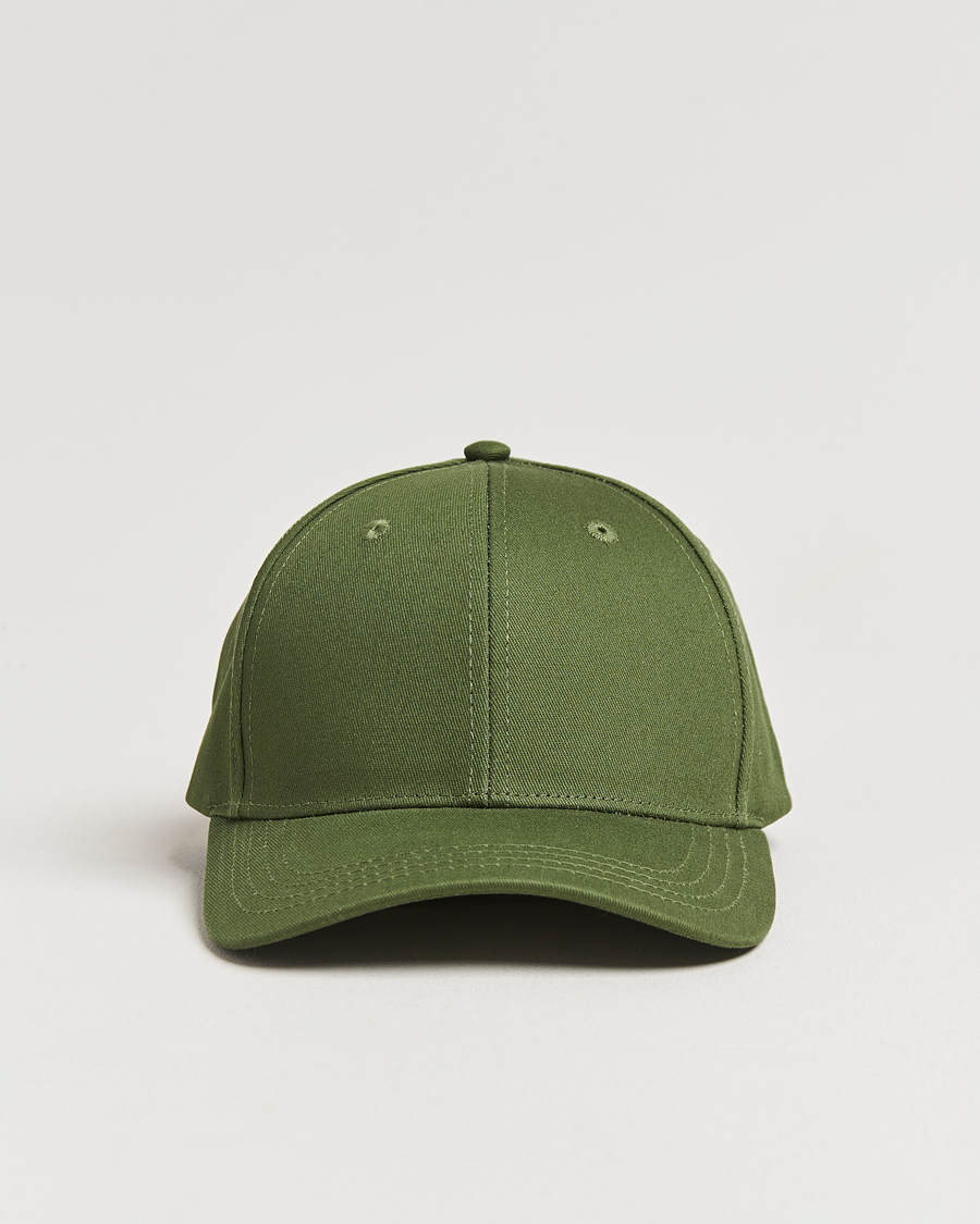 Men | Hats & Caps | LES DEUX | Crew Organic Baseball Cap Chive