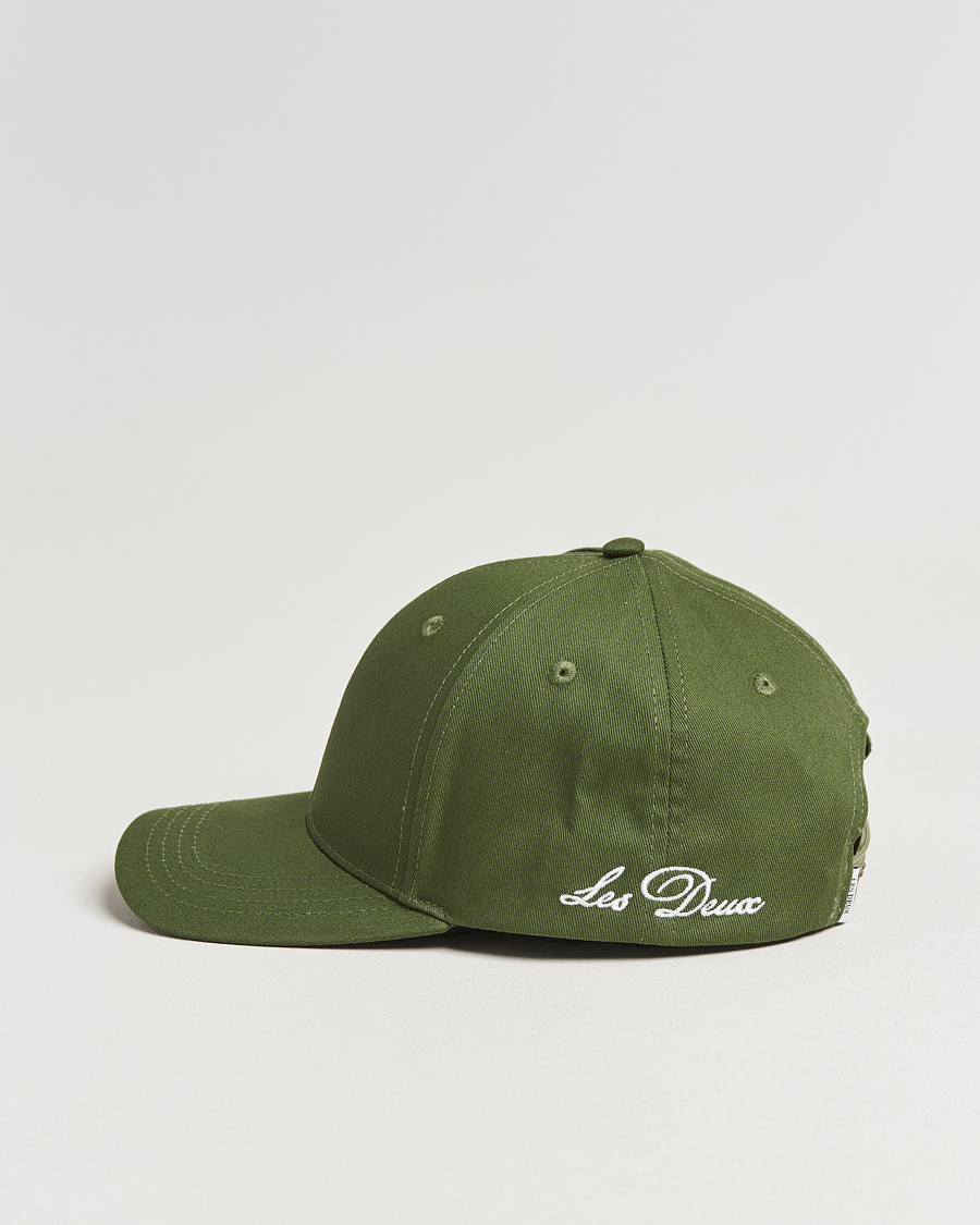 Men | Hats & Caps | LES DEUX | Crew Organic Baseball Cap Chive