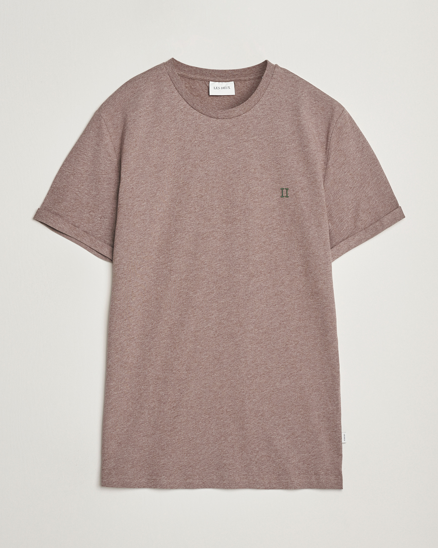 Men | T-Shirts | LES DEUX | Norregaard Contrast T-Shirt Cub Melange