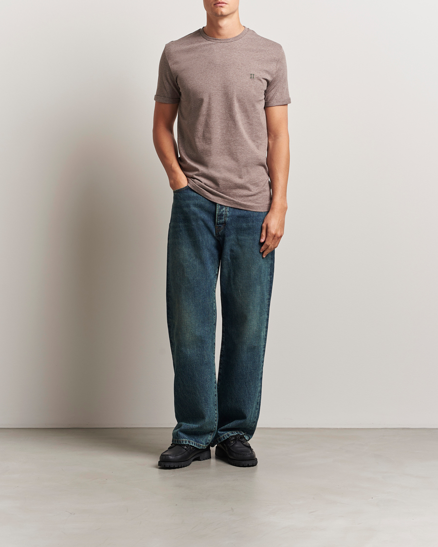 Men | T-Shirts | LES DEUX | Norregaard Contrast T-Shirt Cub Melange