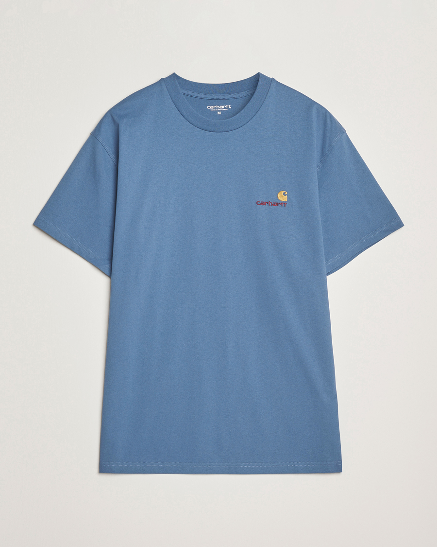 Men | T-Shirts | Carhartt WIP | American Script Short Sleeve T-Shirt Sorrent