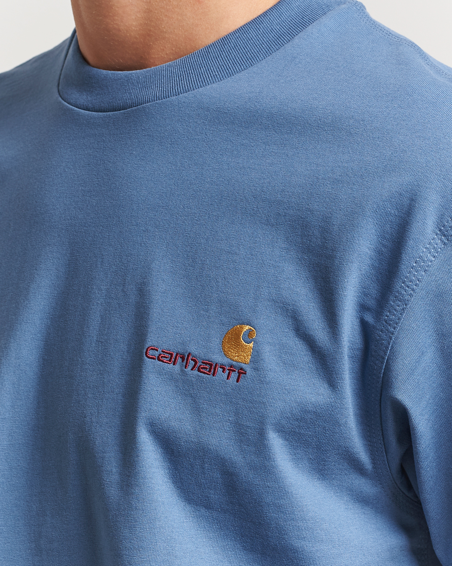 Men | T-Shirts | Carhartt WIP | American Script Short Sleeve T-Shirt Sorrent