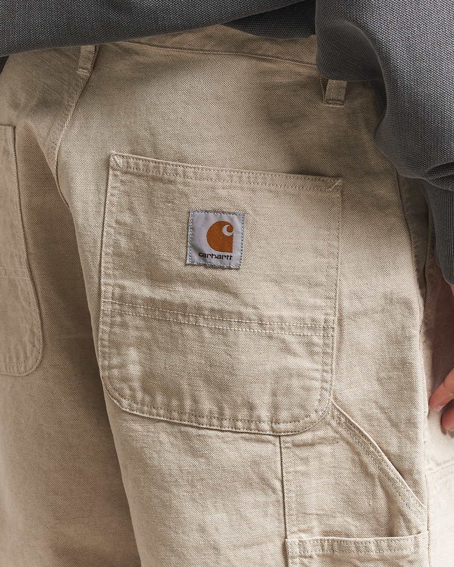 Men | Trousers | Carhartt WIP | Walter Double Knee Cotton/Linen Pant Natural