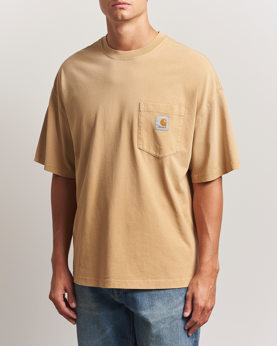 Men | T-Shirts | Carhartt WIP | Hudson Pocket T-Shirt Dusty Brown
