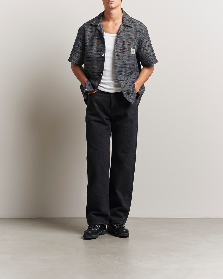 Men | Shirts | Carhartt WIP | Gellar Short Sleeve Shirt Black