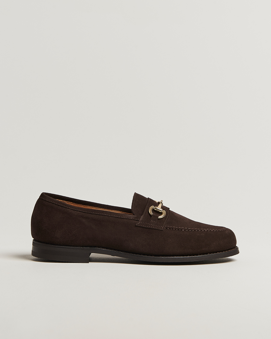 Men | Loafers | Myrqvist | Karlberg Loafer Dark Brown Suede