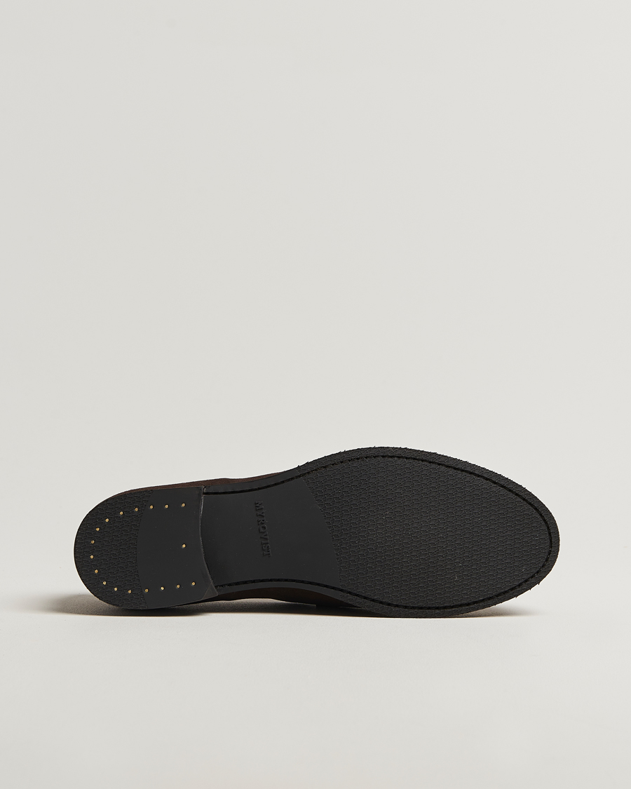 Men | Loafers | Myrqvist | Karlberg Loafer Dark Brown Suede
