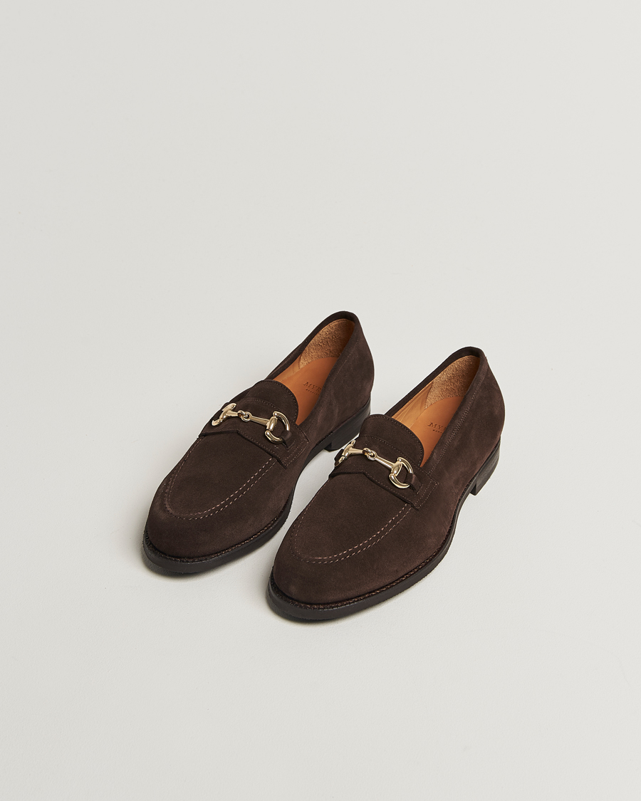 Men | Loafers | Myrqvist | Karlberg Loafer Dark Brown Suede