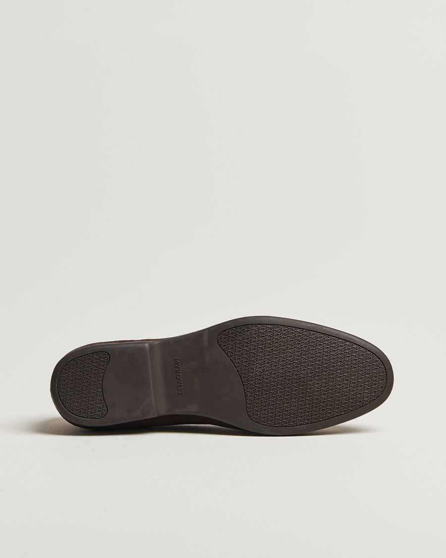 Men | Loafers | Myrqvist | Ängby Walker Loafer Dark Brown Suede