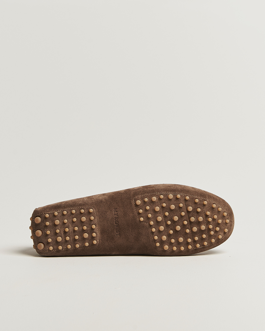 Men | Moccasins | Myrqvist | Tofta Car Shoe Taupe Suede