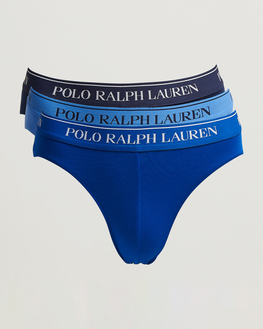 Men | Underwear & Socks | Polo Ralph Lauren | 3-Pack Low Rise Trunk Navy/Sapphire Star/Bermuda