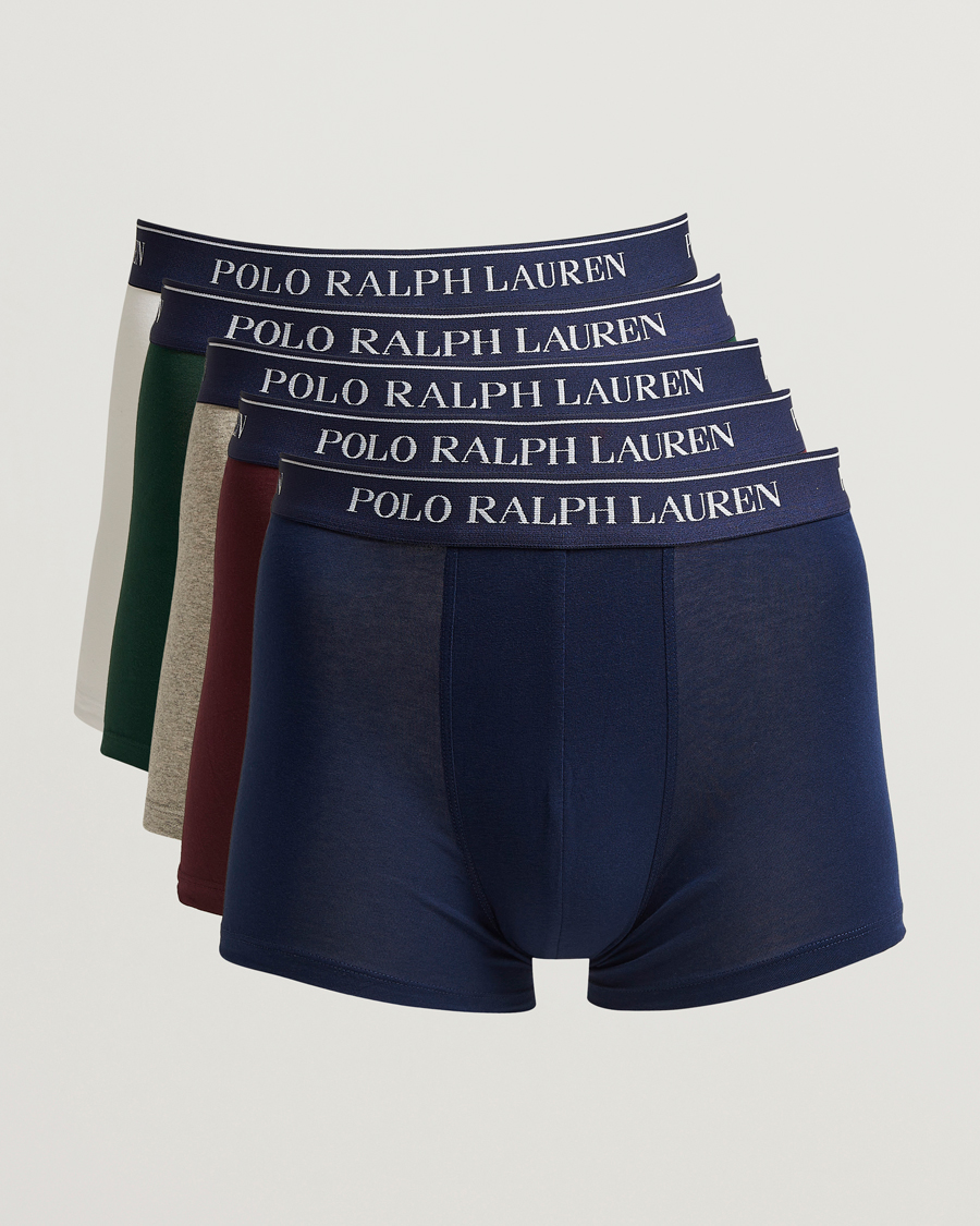 Men | Underwear & Socks | Polo Ralph Lauren | 5-Pack Trunk Multicolor