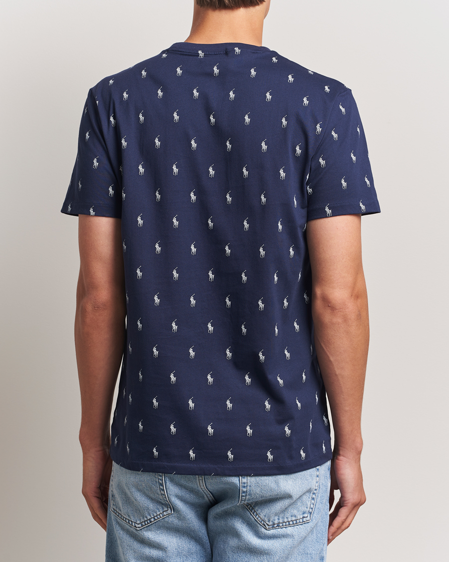 Men | Polo Ralph Lauren All over Player Sleeping Tee Cruise Navy | Polo Ralph Lauren | All over Player Sleeping Tee Cruise Navy