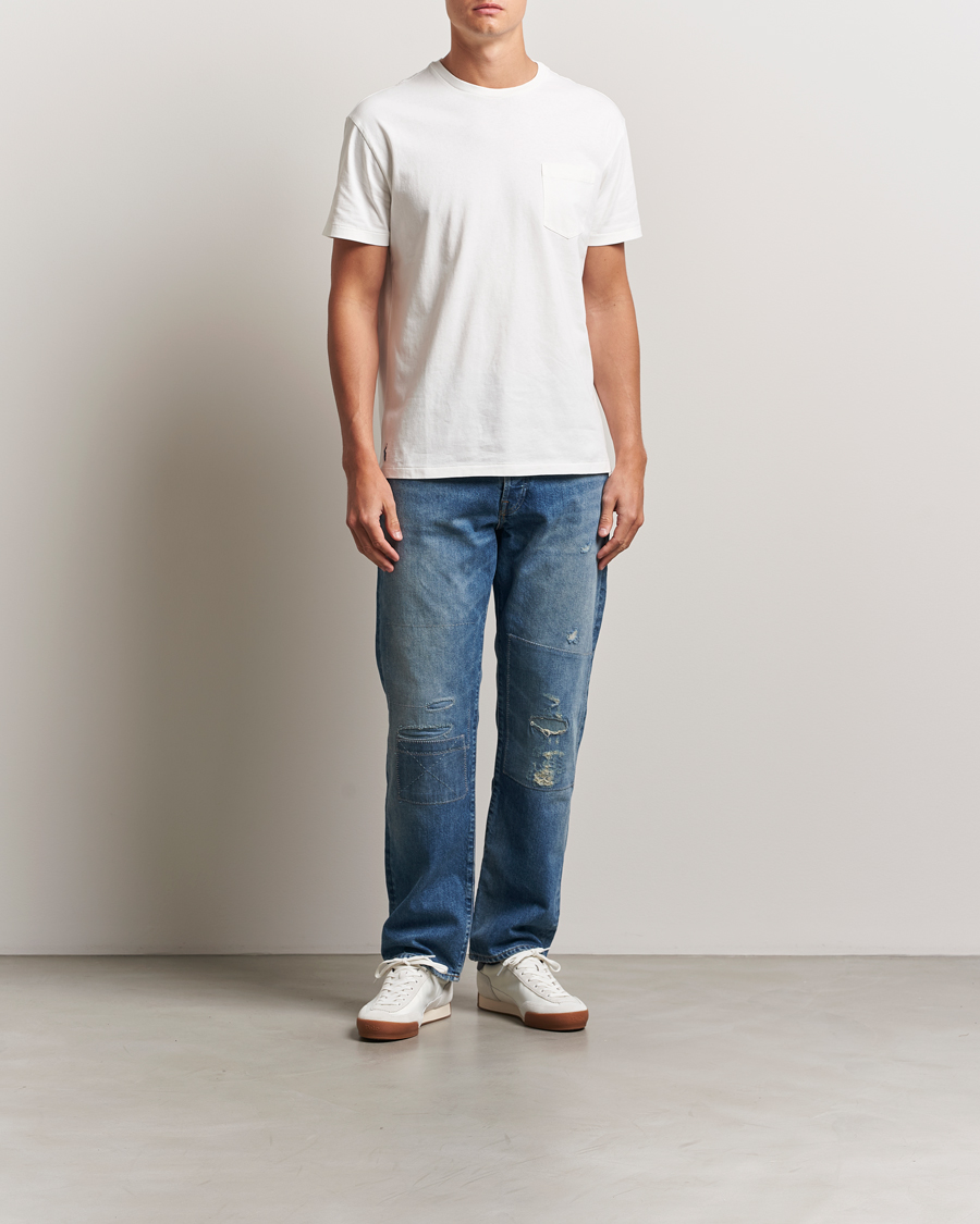 Men | T-Shirts | Polo Ralph Lauren | Washed Classic Fit Pocket Tee Deckwash White