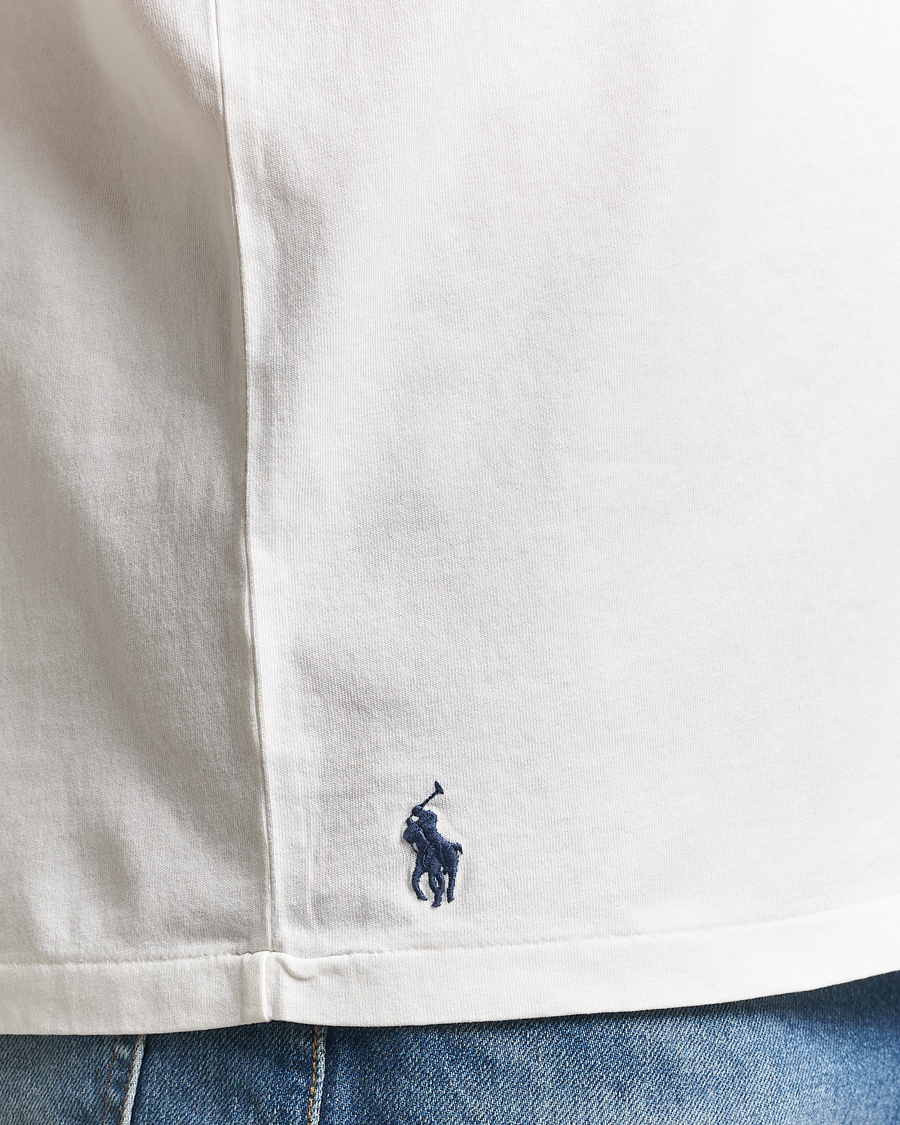 Men | T-Shirts | Polo Ralph Lauren | Washed Classic Fit Pocket Tee Deckwash White