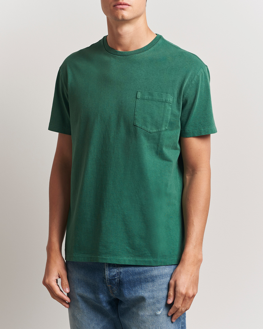 Men | T-Shirts | Polo Ralph Lauren | Washed Classic Fit Pocket Tee Washed Forest